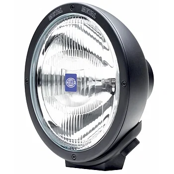 007560931 – HELLA Driving/ Fog Light, Halogen Bulb H1 Bulb 8.81 Inch Round 100 Watt Driving Beam Glass Lens Matte Bla...